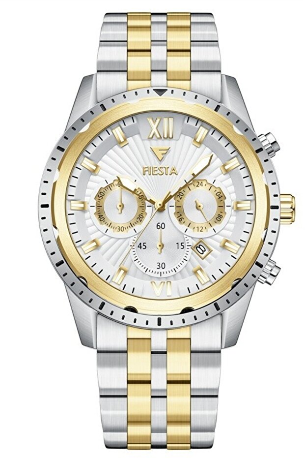 F24080M Men's Wristwatch with Metal Band