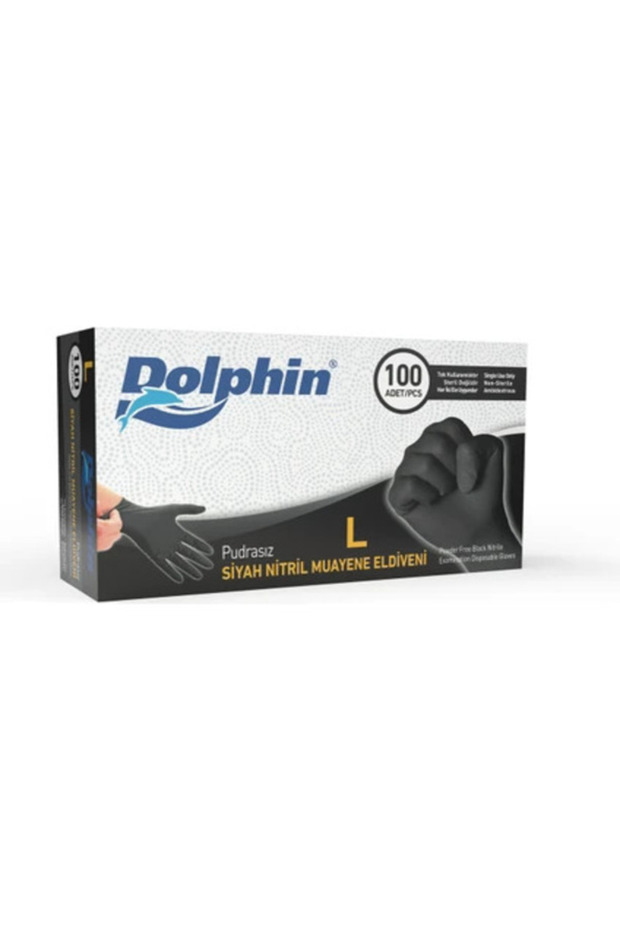 Black Nitrile Gloves 100 Pack (large)