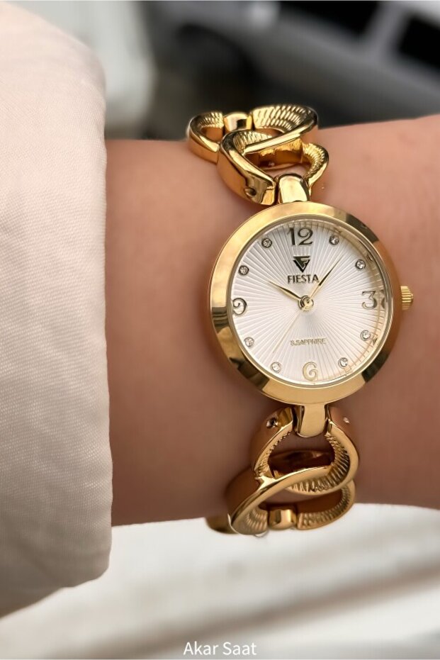 F24040L Metal Band Women's Wristwatch