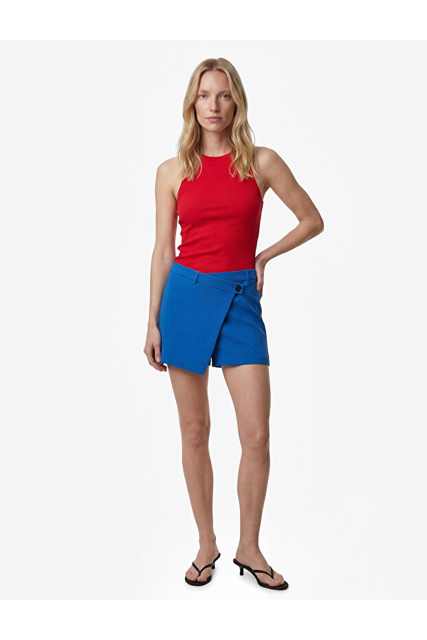 Cotton Crew Neck Ribbed Undershirt - 2