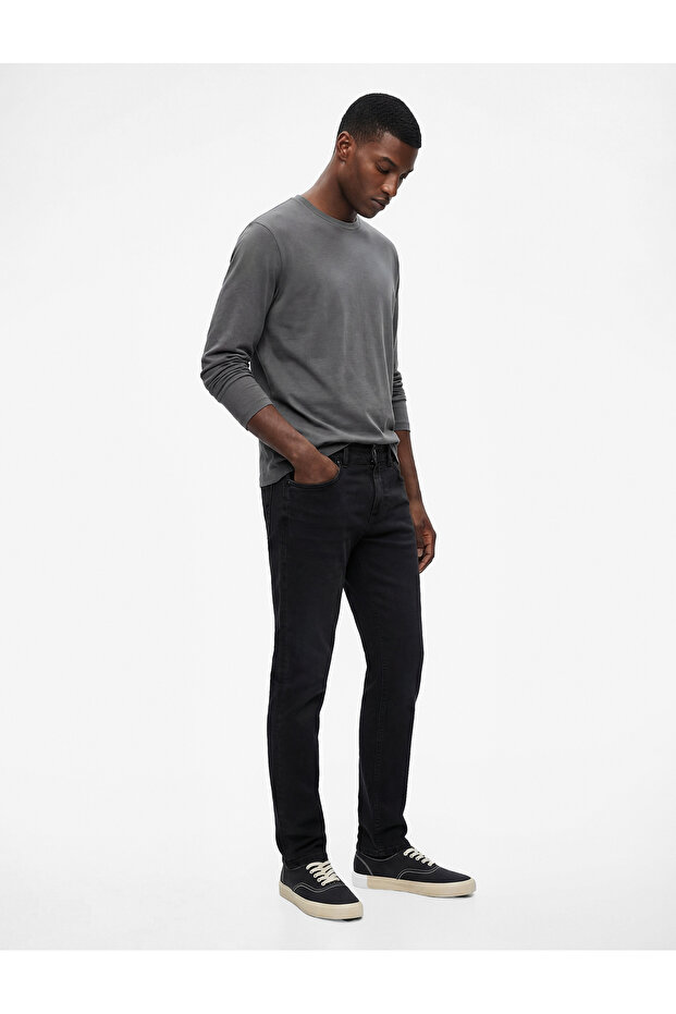 Normal Waist Cotton Slim Fit Jean Trousers - Brad Jean
