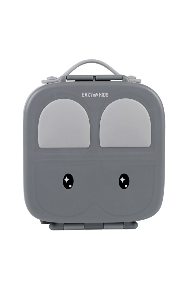 - Bento Lunch Box with Handle - Grey