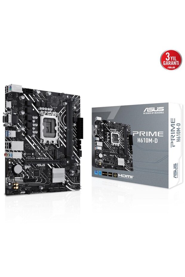 Asus prime h610m-d ddr5 hdmi pcie 4.0 1700p matx motherboard