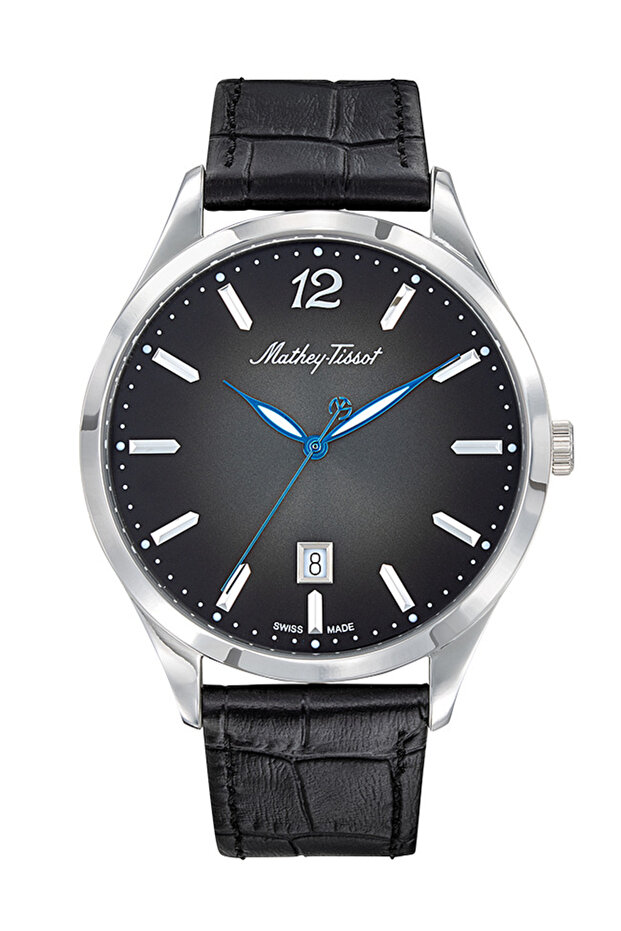 Mathey Tissot Urban Leather H411An Men's Wristwatch