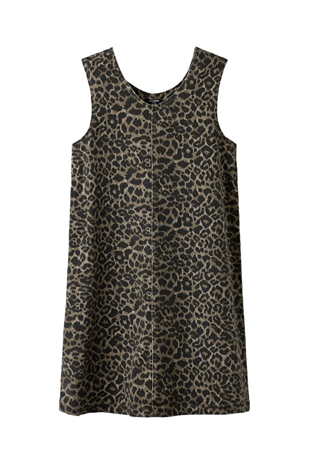 Rochie cu imprimeu leopard - 1