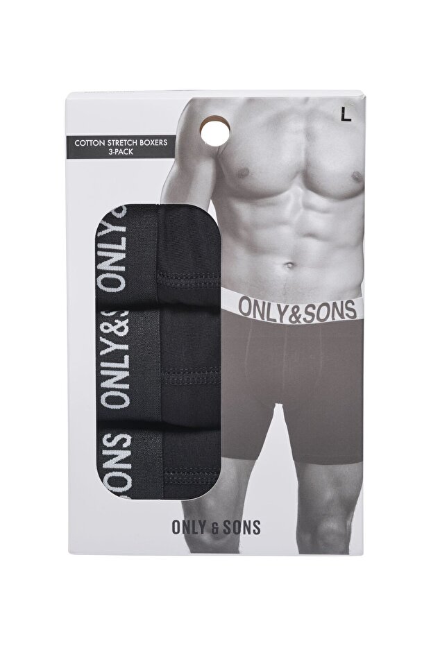 Eng anliegende Boxershorts ONSBASIC 3er-pack Eng anliegende Boxershorts - 4