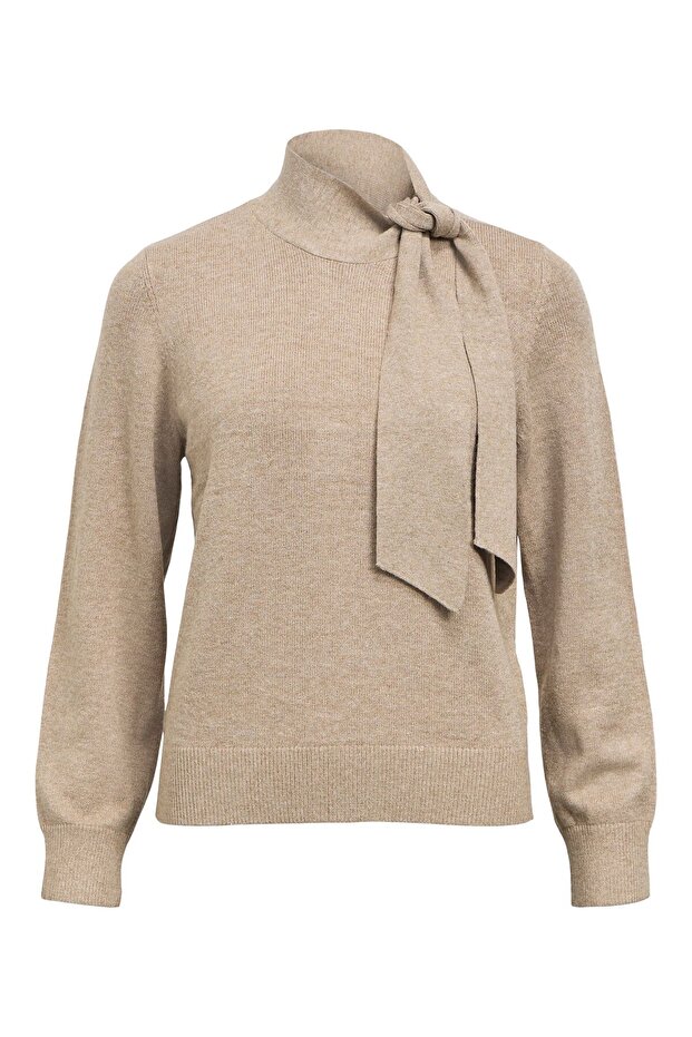 Strickpullover Schleifenverzierter - 2
