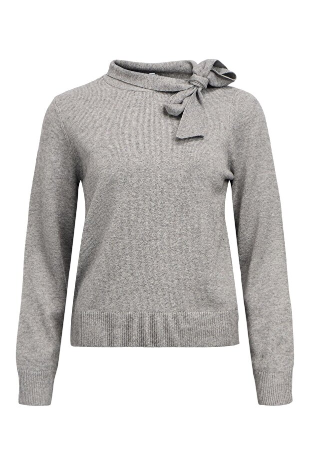 Strickpullover Schleifenverzierter - 2