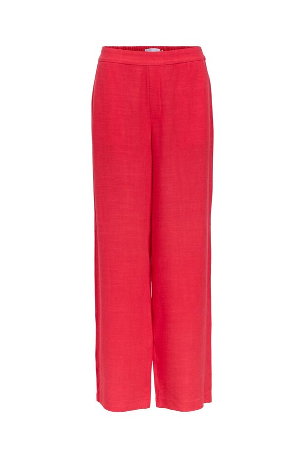 Hose mit weitem Bein Leinenmix - 2