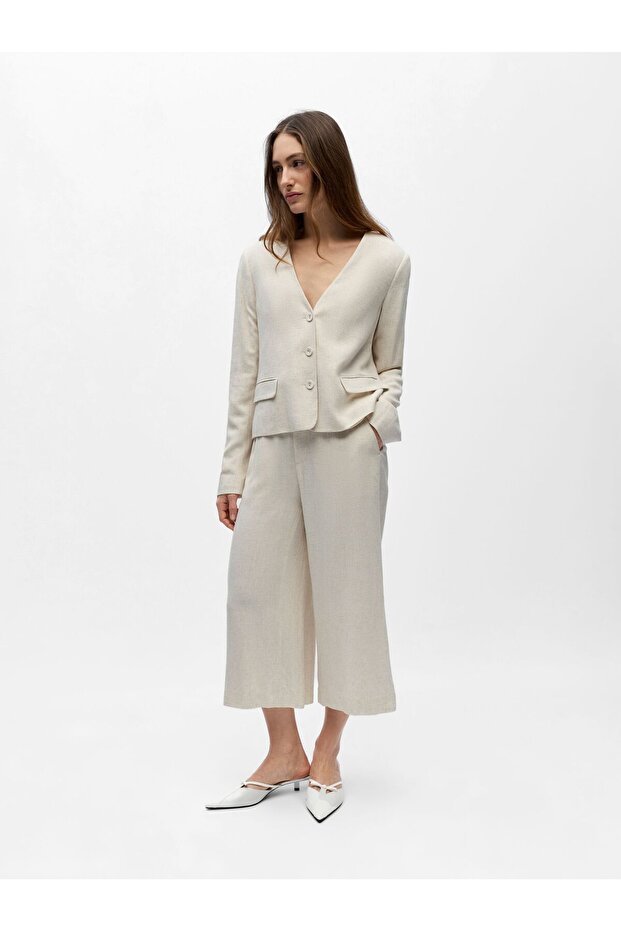 Culottes Leinenmix - 4