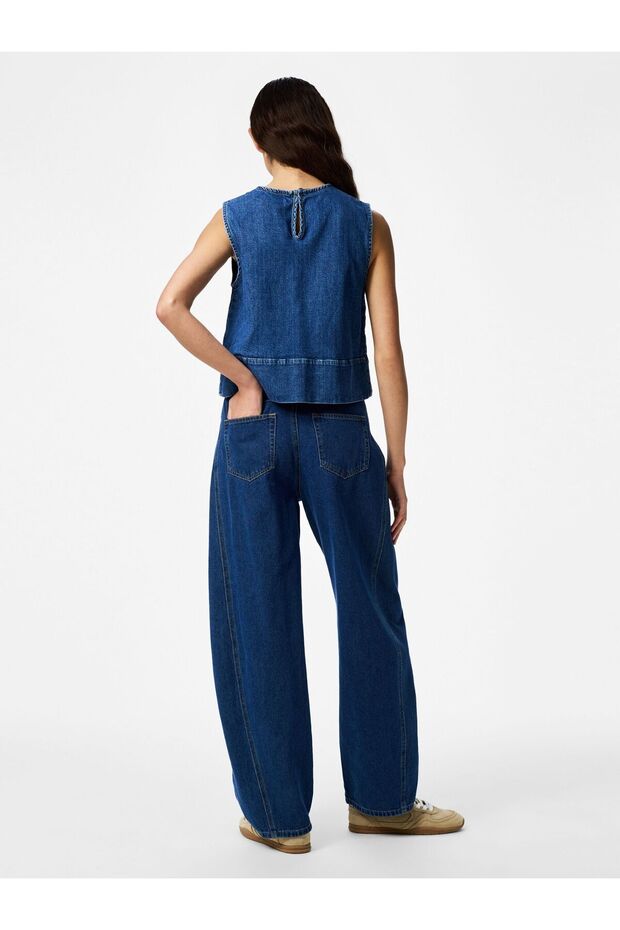 Top PCSILKE DENIM - 4