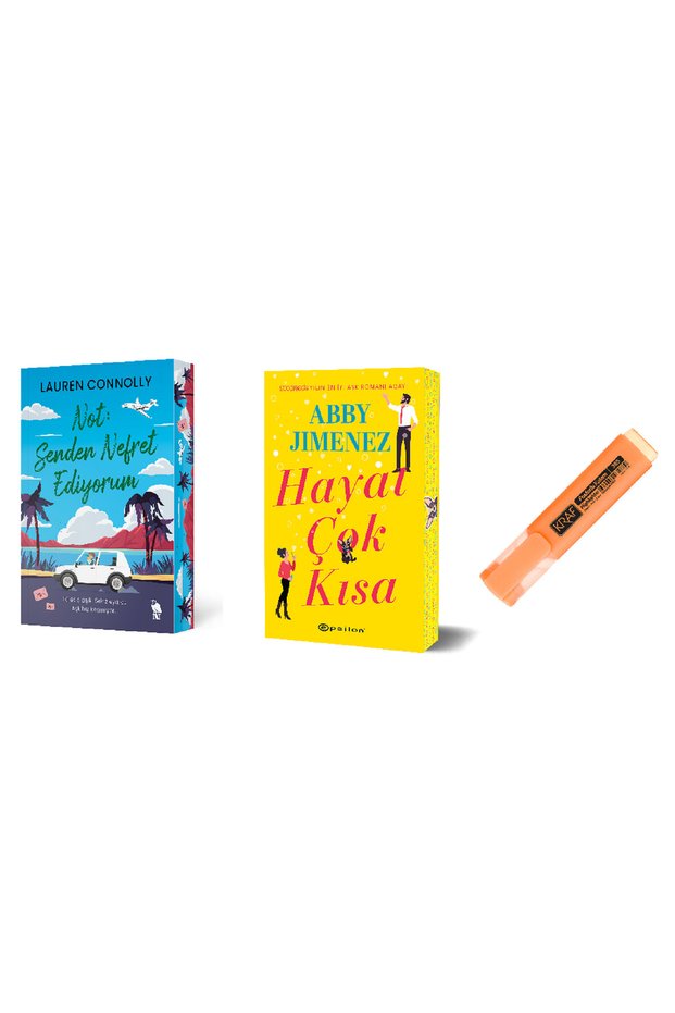 Note: Senden Nefret Ediyorum + Hayat Çok Kısa 2 Kitap Set Kalem Hd