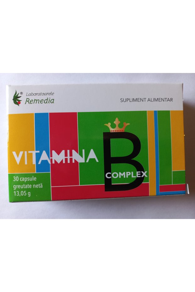 Vitamina B Complex Remedia, 30 capsule