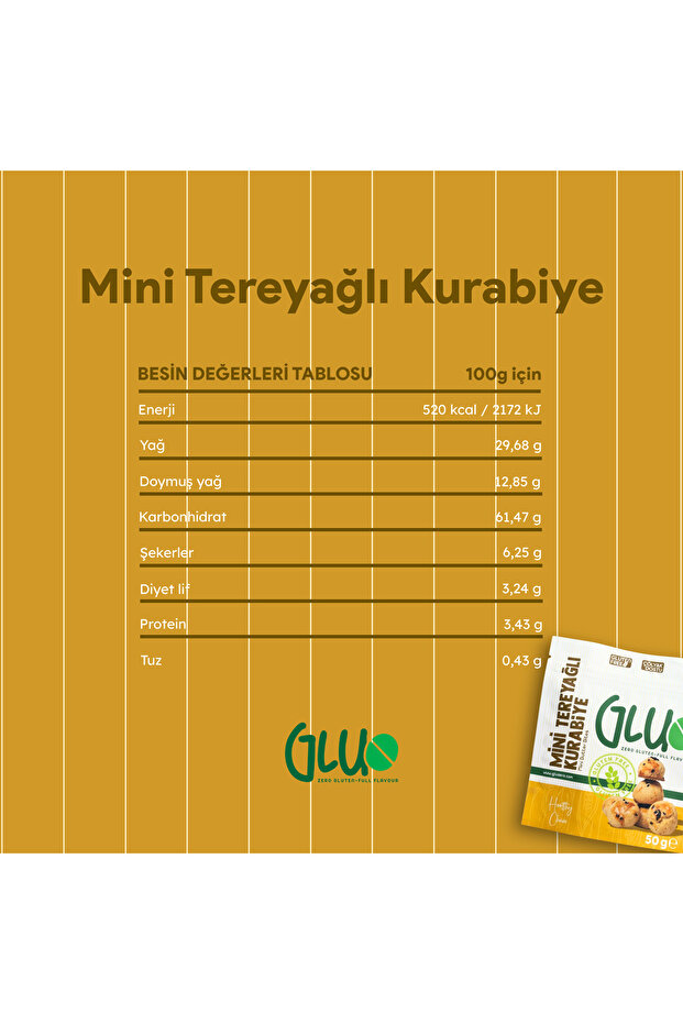 Glutensiz Mini Tereyağlı Kurabiye - 5