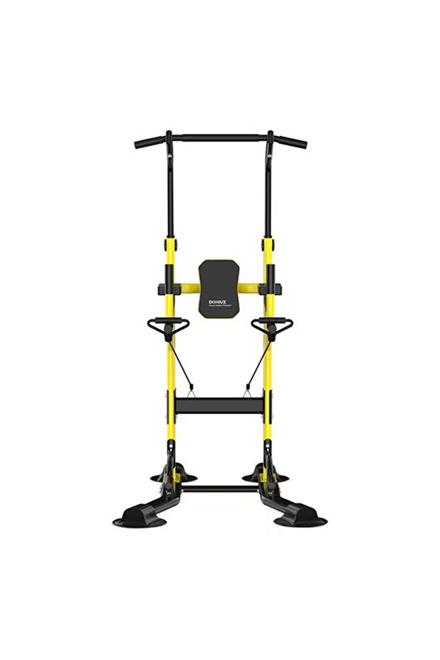 Multi-Function Adjustable Power Tower Pull-Up & Dip Station Strength Training Equipment for Gym