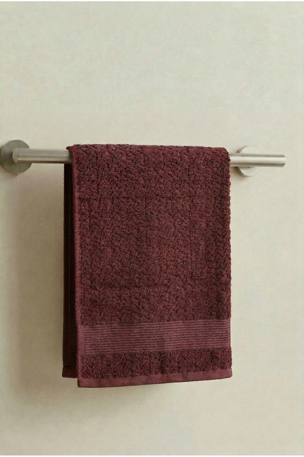 Nila Brown Hand Towel - 50X90 Cm, 230Gr, 100% Cotton