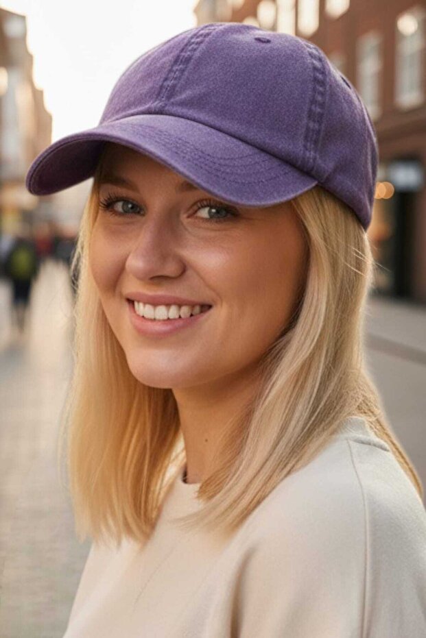 Women's Vintage 100% Cotton Adjustable Baseball Cap Hat