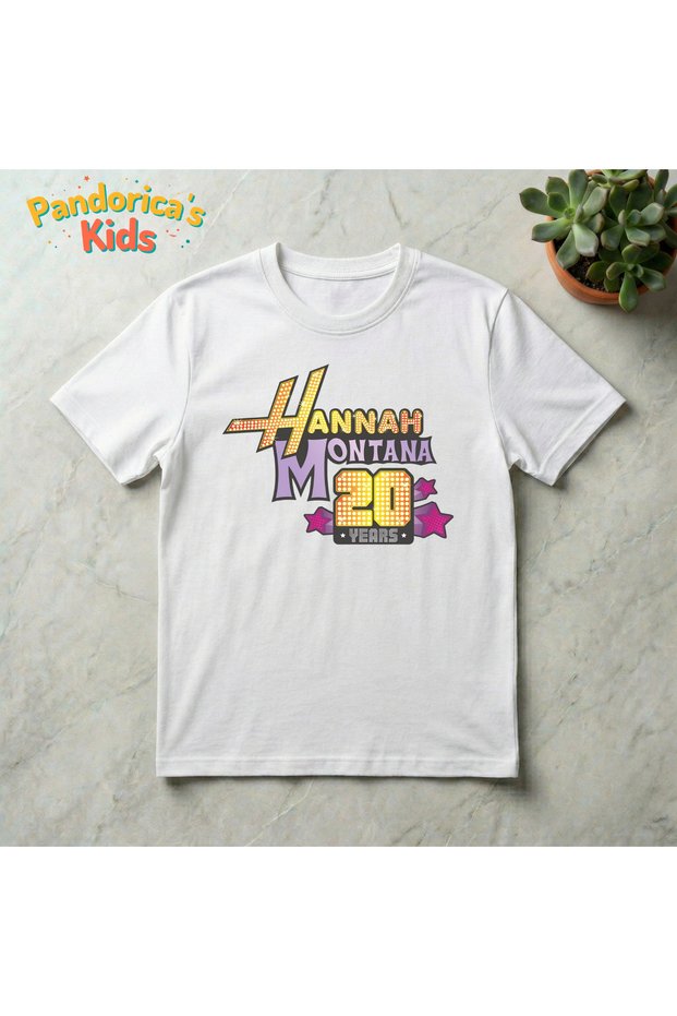 Pandorica's Hannah Montana Miley Cyrus 20. Year Special Cotton Kids T-Shirt
