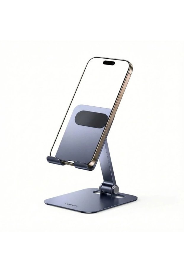 45857 Lp891 Dual Axis Multi-Angle Foldable Metal Body Desktop Phone and Tablet Stand