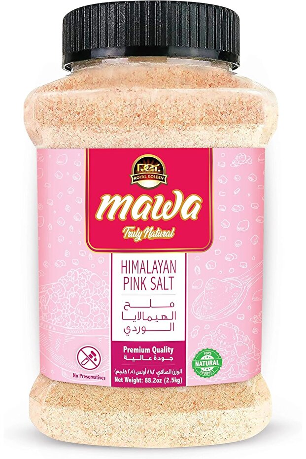 Himalayan Pink Salt | Non Iodized Himalayan Salt | Rock Salt Fine Grain in Jar - 2.5kg