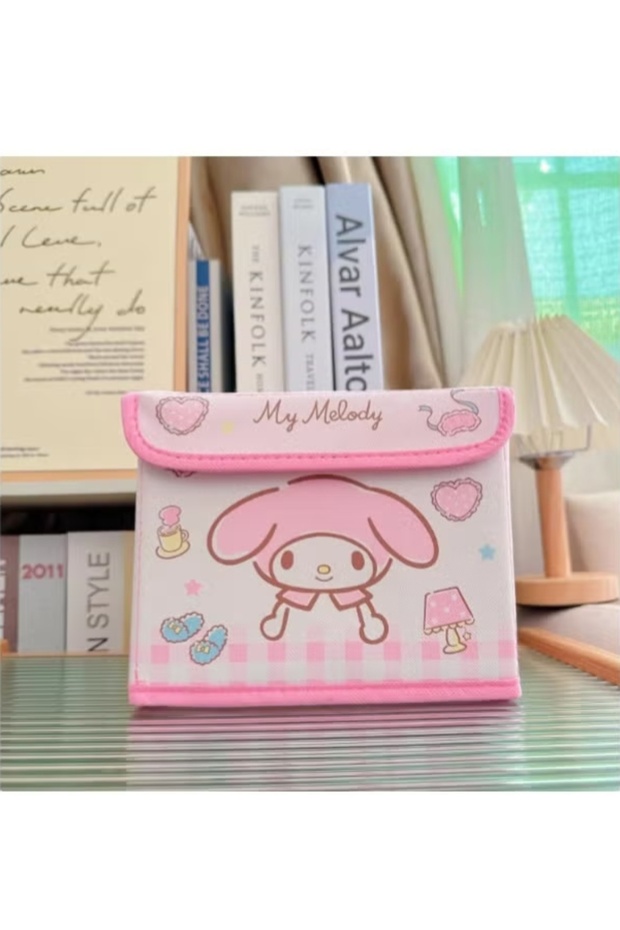 Desktop Storage Box with Lid – Cute Character Organizer for Office & Home