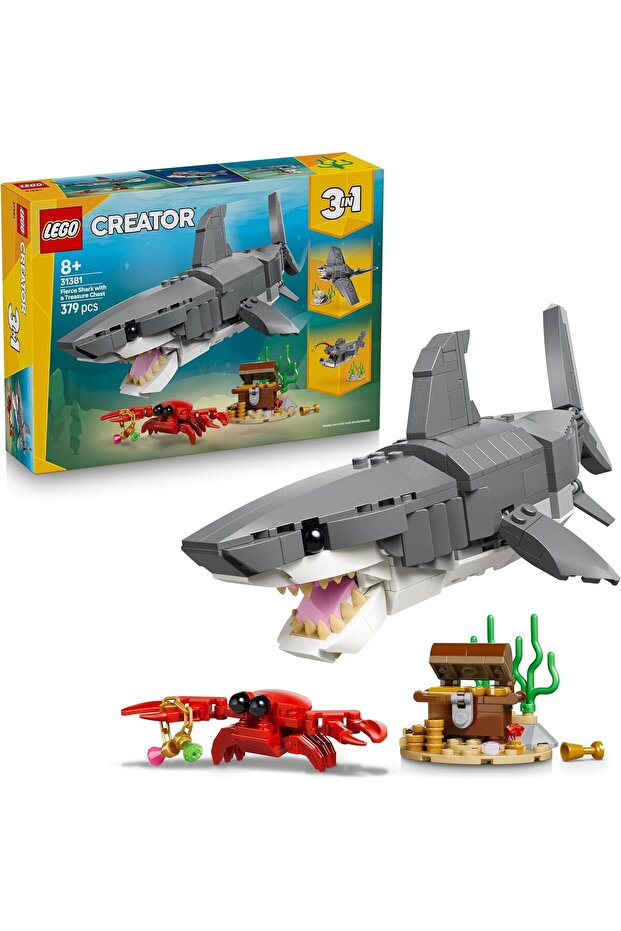 Creator Fierce Shark With A Treasure Chest