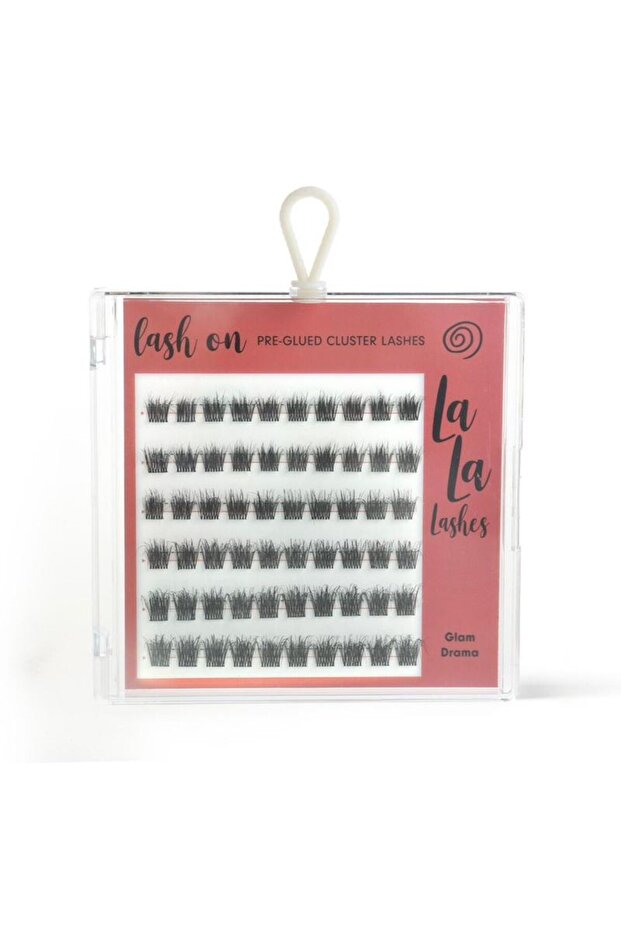 Pre-Glued Cluster Lashes, Glam Drama – Volume Press-On Under Lash Extensions, False Eyelashes