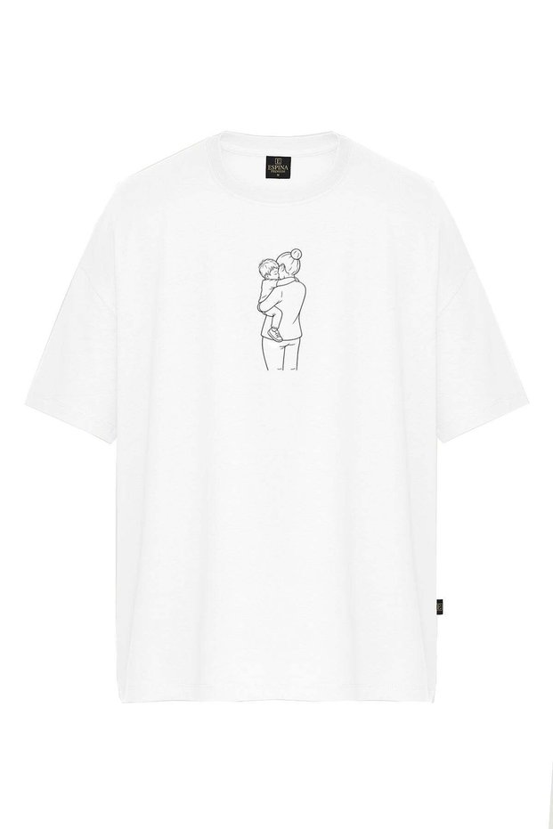 Mother Son Printed Short Sleeve T-Shirt