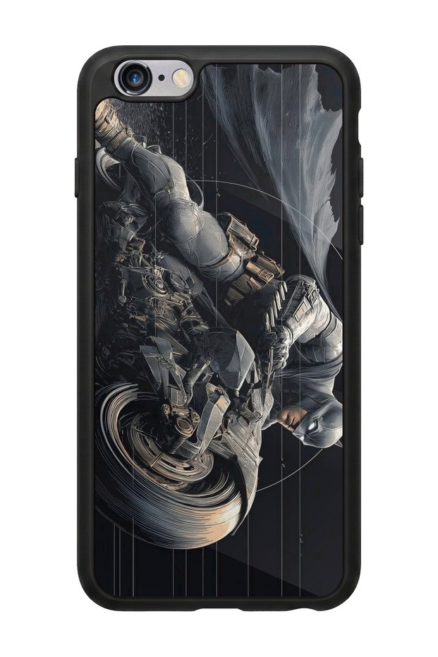 Glossy Premium Case with Batman Design Compatible for iPhone 6 Plus