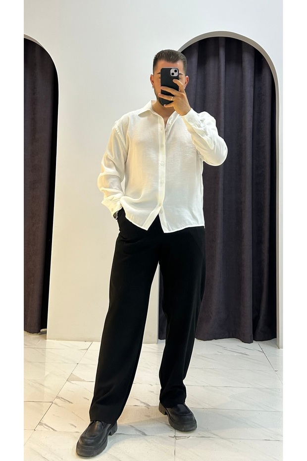 Oversize Modal Shirt