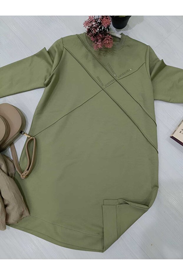 Two Yarn Compact Fabric Tunic - 1