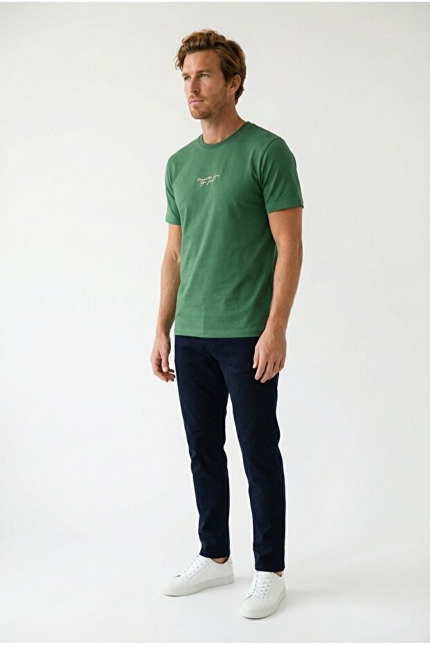 New Season Men's Slim Fit Printed Tshirt 7031