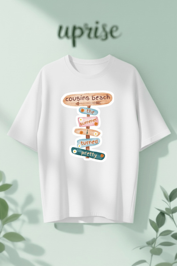 The Summer I Turned Pretty Printed Cotton Oversize T-Shirt