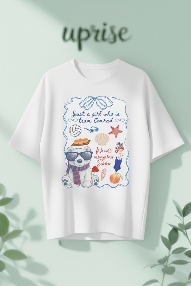 The Summer I Turned Pretty Printed Cotton Oversize T-Shirt
