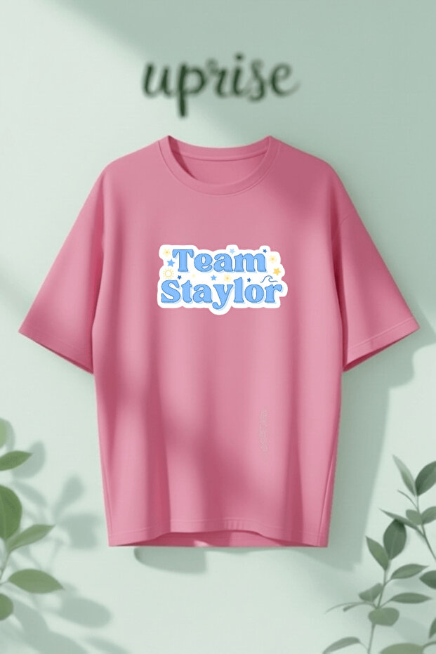 Team Staylor Steven Taylor the Summer I Turned Pretty Printed Cotton Oversize T-Shirt