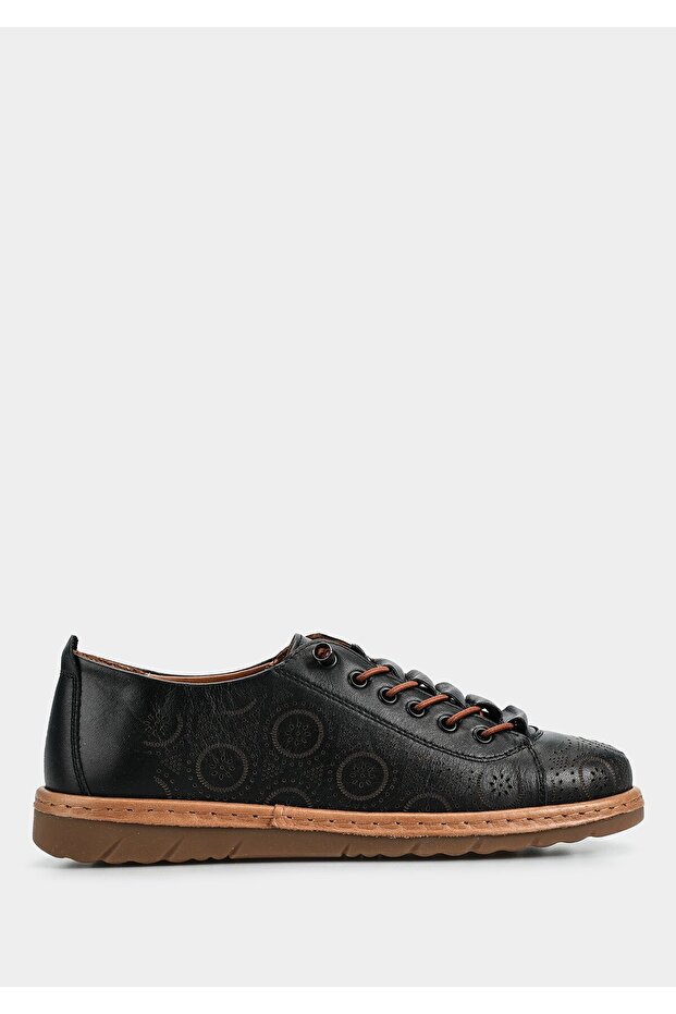 Pantofi de dama din piele neagra - 1