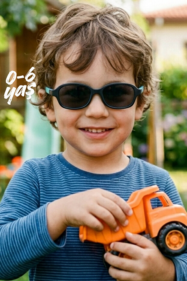 0 - 6 Years Old Baby Sunglasses Flexible Unbreakable Flexible Frame with Box Gift for Girls Boys Unisex