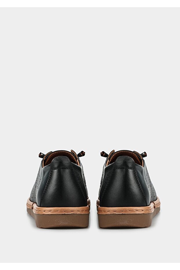 Pantofi de dama din piele neagra - 4