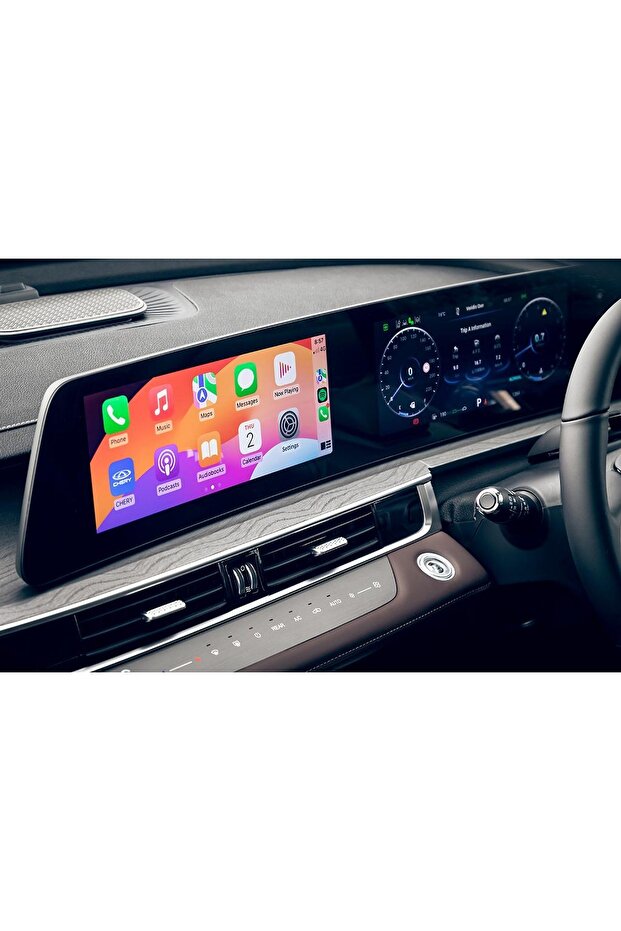 شاشة عرض المعلومات باللمس والمؤشرات المتوافقة مع Chery Tiggo 8 Pro Max لعام 2024 2025، واقي شاشة نانو 9h