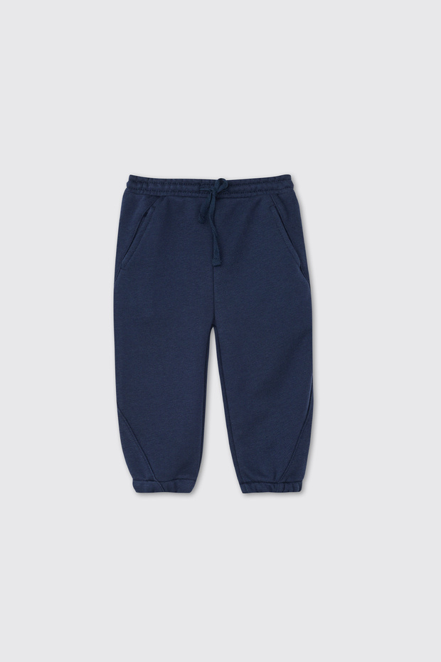 طفل رضيع Sweatpants الأزرق الداكن