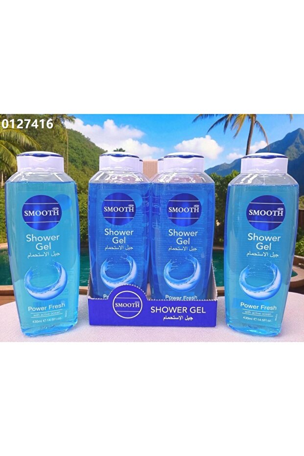 SM-612 SMOOTH POWER FRESH S/GEL 430ML (8PC/BOX)