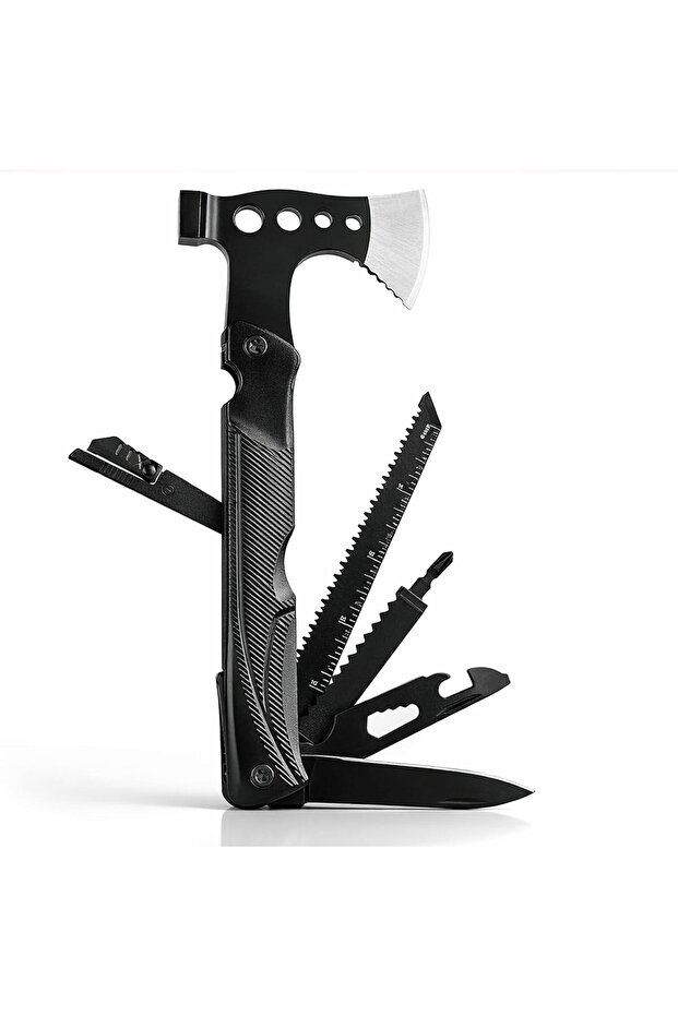 Stainless Steel Multi Tool Pliers – Heavy Duty Multitool with Knife, Saw, Screwdrivers & Wire Cutt