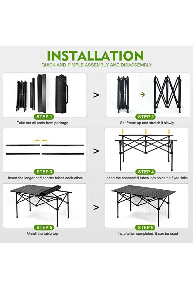 Outdoor Camping Folding Table - 3