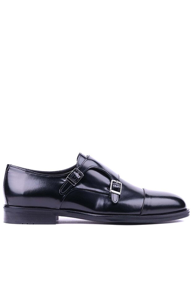 - Genuine Leather Black Color Casual Men's Shoes - 250-2379