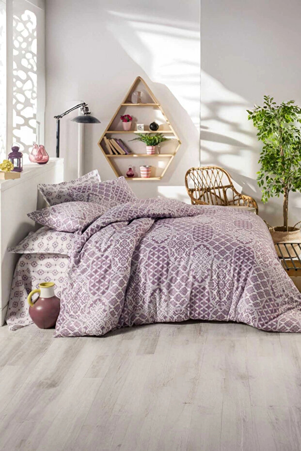 Double Ranforce Duvet Cover Set 100% Cotton Elegance
