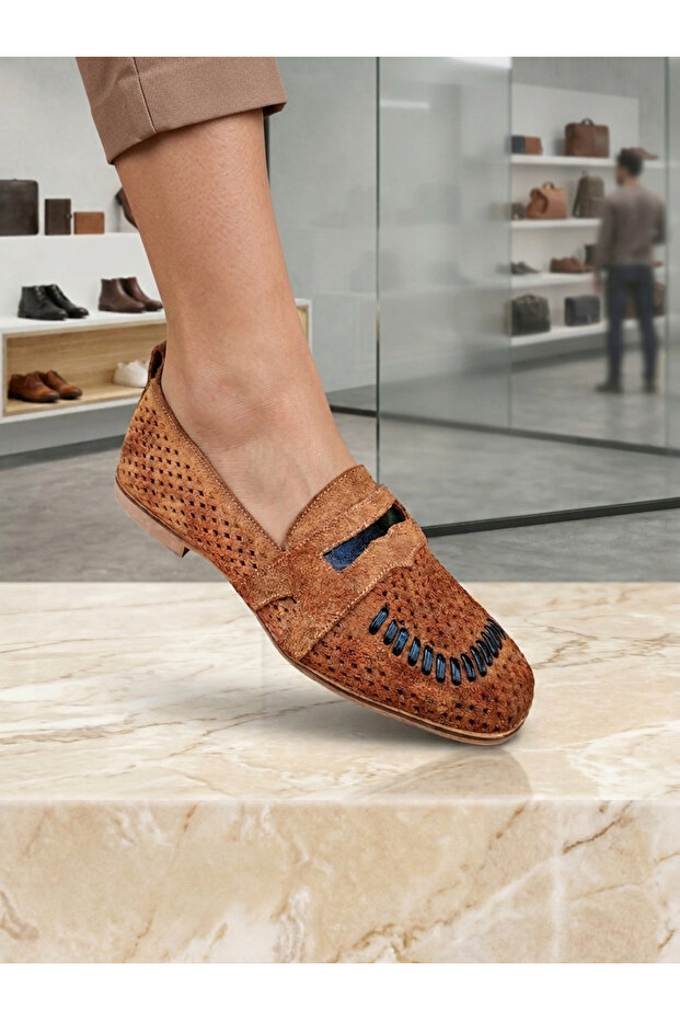 Genuine Leather Loafer Casual Women's Shoes