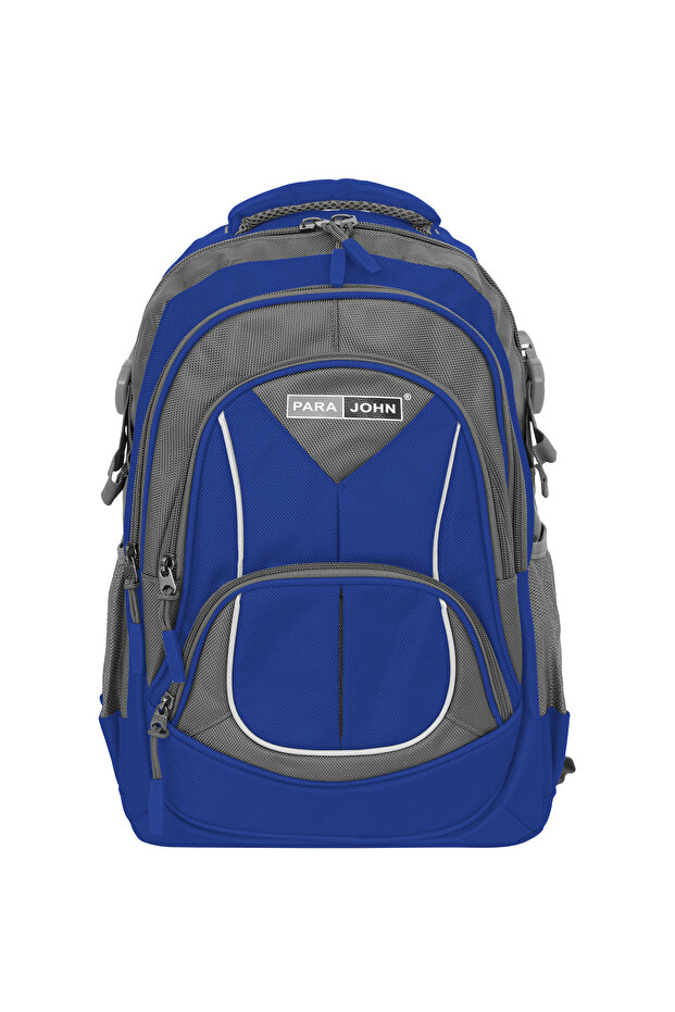Para John School Backpack 14-20" Polyester Durable Student Bag with Strong Zipper