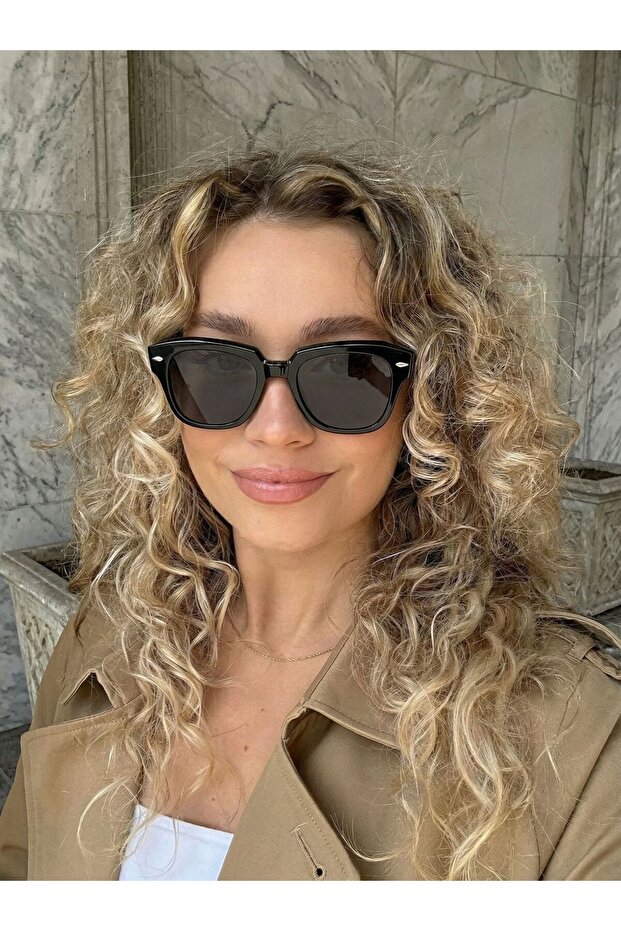 Stane Black Sunglasses with Uv400 Protection Popular Pinterst Model
