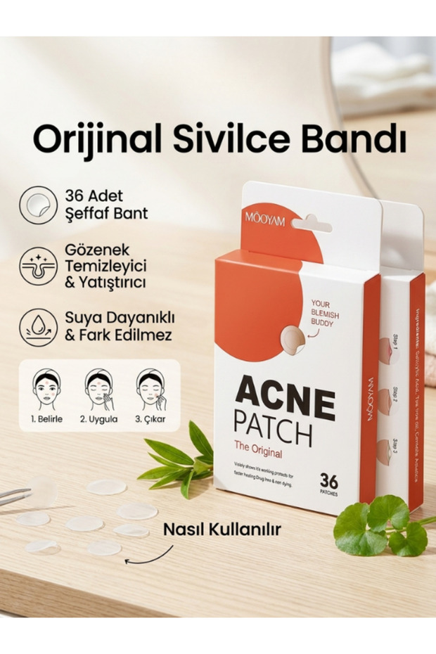 Bandı Acne Patch Hydrocolloid 36 Pieces Ultra Transparent
