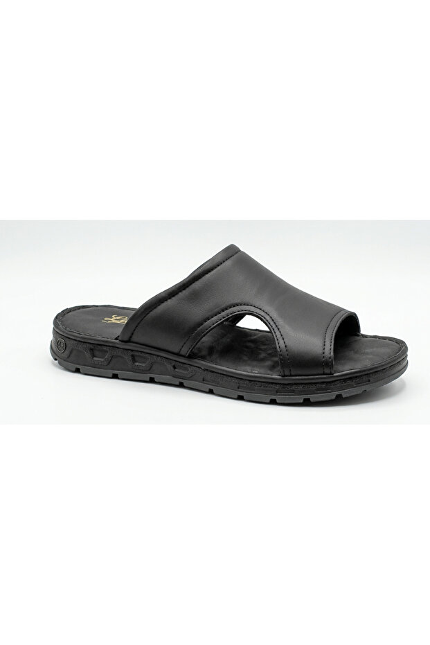 Gr0485 Genuine Leather Inside and Outside Non-Slip Sole Comfortable Soft Strap Home Outdoor Pool Slippers Slippers